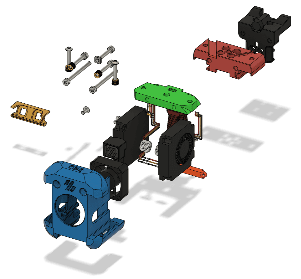Exploded assembly diagram